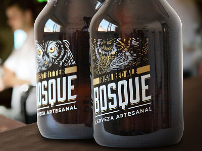 BOSQUE | Beer Branding bottle brand strategy branding cerveza artesanal logo design diseño cerveza etiqueta cerveza artesanal identity illustration logo marca cerveza pack packaging patagonia