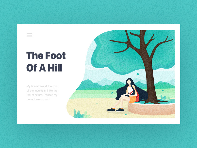 The Foot  Of A Hill