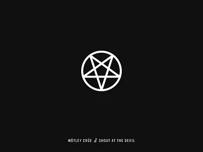 Icon Cover (Mötley Crüe, Shout at the Devil) 666 album cover devil icon