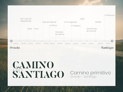 DailyUI #029 - Map 029 camino camino santiago daily ui dailyui dailyui 029 map santiago