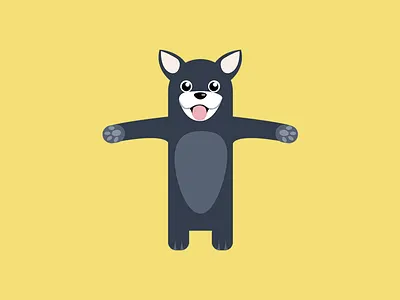 Dog Mascot charcter design dog mascot