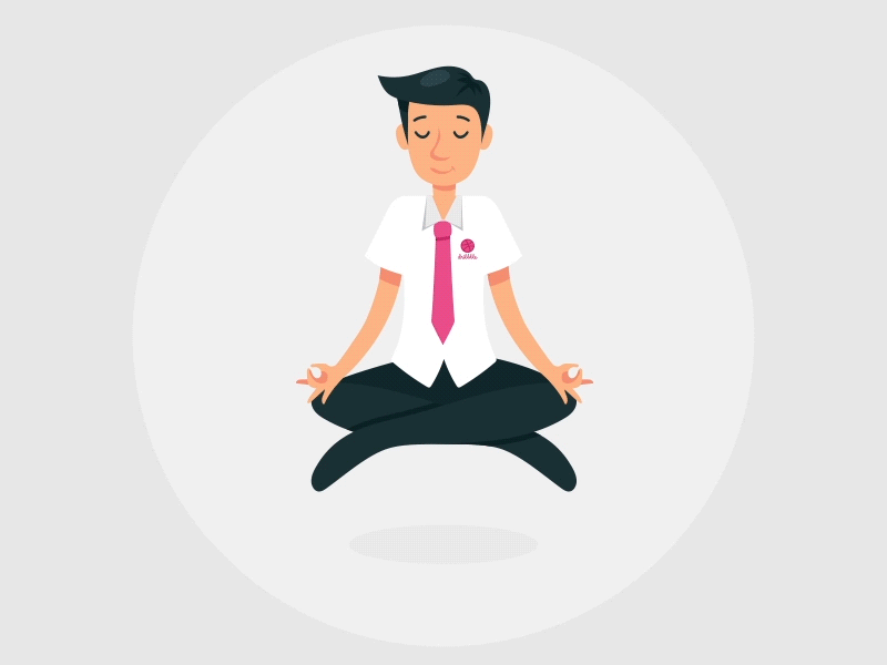 man dribble ae character dribble gif logo loop man motion play sleep yoga