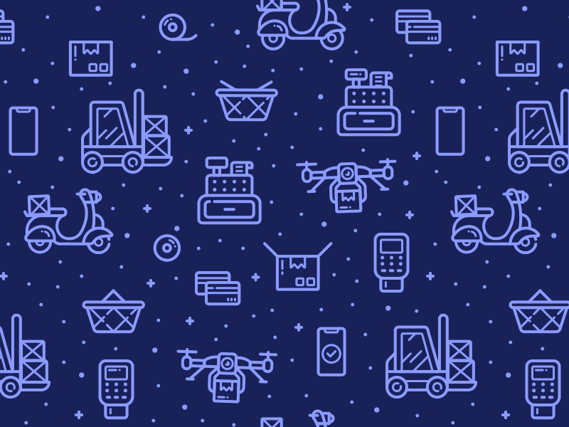 E-commerce Pattern animation basket e commerce ecommerce gif icon illustration motion pattern phone shop store