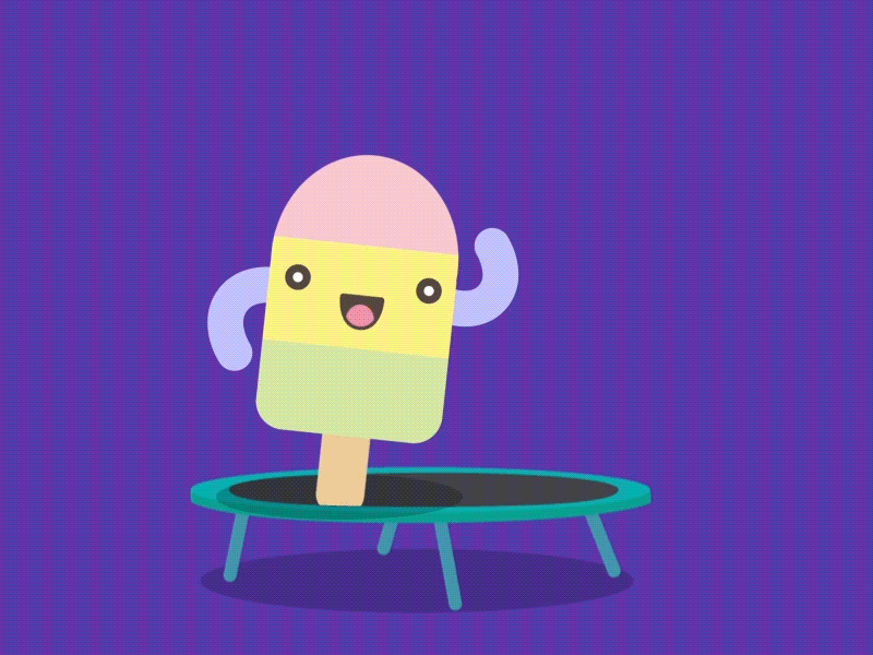 Loli animation flat gif ice cream motion motion design sweet