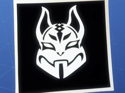 Fortnite Kitsune banner icon epic fortnite gamer gaming kitsune mask screenshot videgame