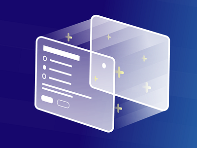 Information Transparency berlin blue gradient graphic design illustration isometric plus ray transparent