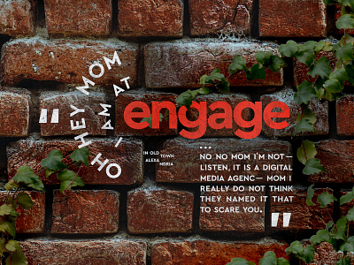 Engage Internship Announcement historic textures type typography