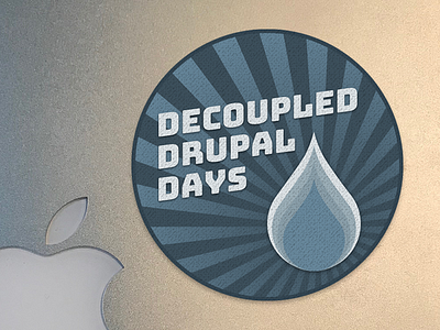 Decouple Drupal Days Sticker 1 decoupled drupal sticker