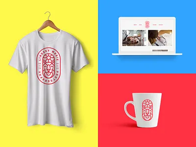 LMP Collateral branding collateral identity mug photography shirt website wolf