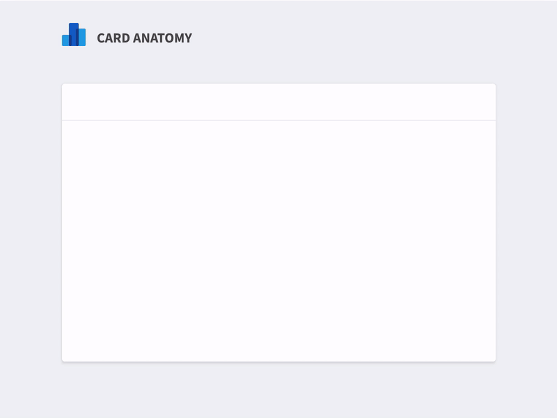 Analytics Cloud - Card Anatomy cards charts dashboard ux