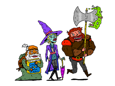 The Adventure Zone Tribute character design character illustration digital art dnd fantasy illustration the adventure zone