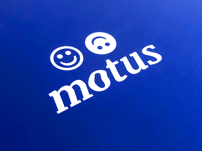 Motus Logo black mirror capstone distorted emoticon emotion identity logo mark smiley thesis warped