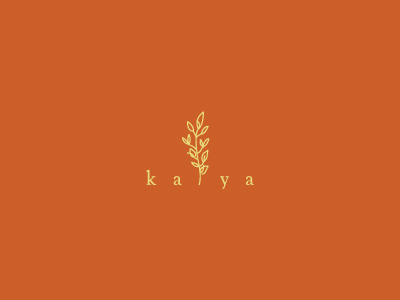 Kaiya botanical doodles floral flower illustrator leaves logo pattern