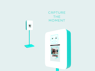 Photo booth and App design minimal photo productdesign simple ui userinterface ux web