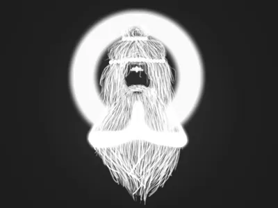 Saint 2d 2d art 2d illustration black and white design graphic design graphics illustration