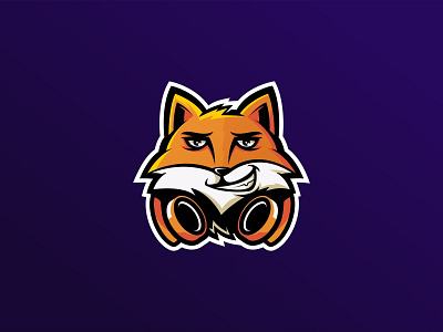 Sneaky Fox animal character esport fox foxlogo mascot music