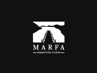 Marfa logo design agency animation brand branding design harbor logo