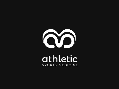 Athletic logo design brand branding initials logo medical medicine sports