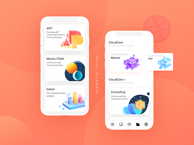 Hello Dribbble ui