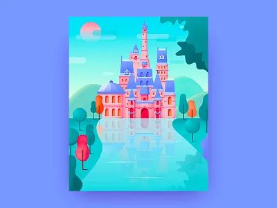 A pink Castle