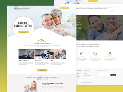 Health Center branding counseling health healthcare medical home landing page ui