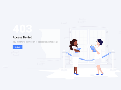 Page 403 403 access denied error forbidden illustration
