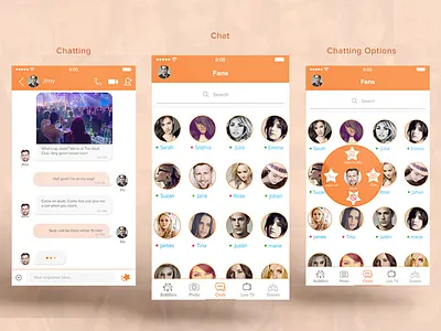 Babble U - Livestreaming App cam chat earning live livestream money ui ux