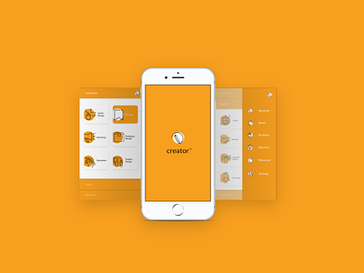 Creator app app appdesign brief concept creative design graphicdesign illustration project skills