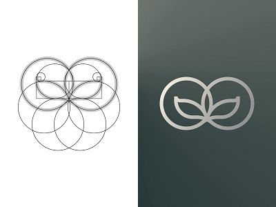 Tea logo drink geometric herbal icon refreshment simple tea wellness