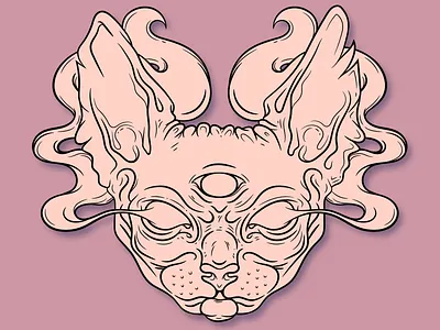 Weirdo Naked Ket adobe cat illustration illustrator ket meme naked popculture vector