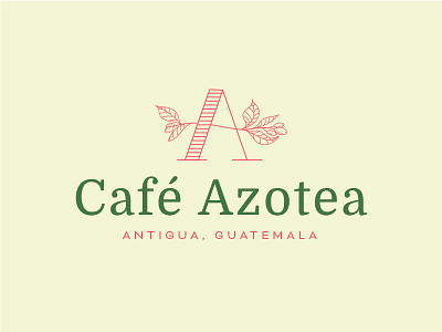 Café Azotea coffee guatemala identity logo