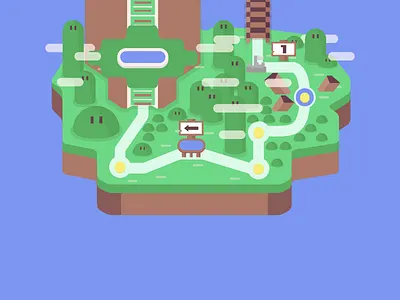 Mario World Map illustration map mario mario bros nintendo video games