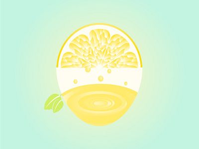 Summer Chill illustration lemonade summer