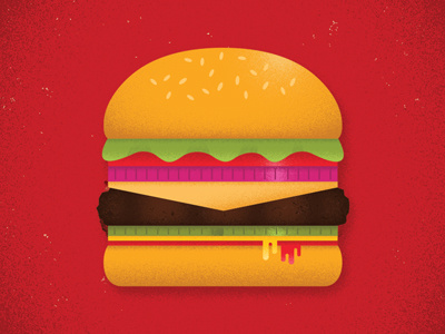 The Classic Burger burger card game design food game gaming illustration tabletop