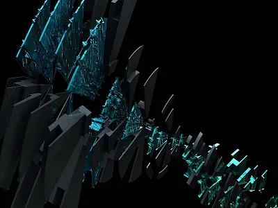 Track 05 - K4HU3 abstract box c4d cinema4d colors design geometrical geometry installation render set
