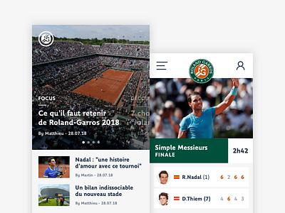 Roland-Garros - Application colors guideline guidelines logo roland garros tennis