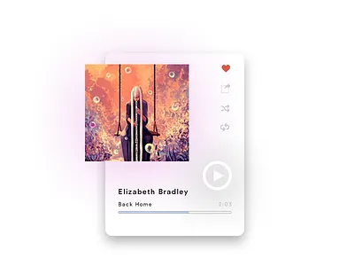 music player widget media music player simple widget