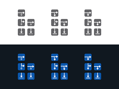 Conditional Paths arrows design icons interface paths visual