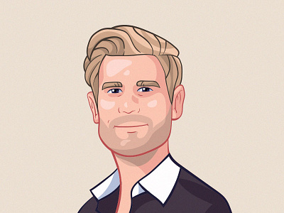 Custom Cartoon Avatar avatar cartoon design face gif hari illustration man process sketch