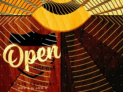 The wooden eye eye open highway music festival sun