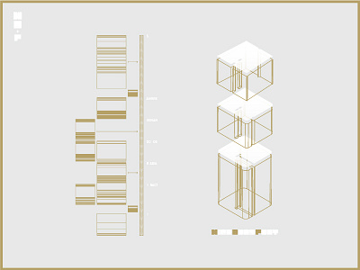 Mick Doby Font abc diagram font design gold mick doby schematic square type typography volume