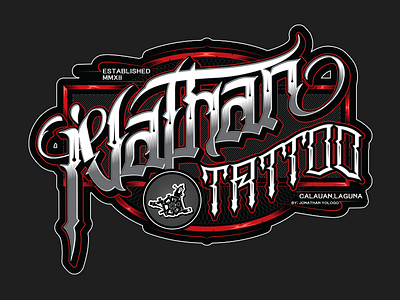 Tattoo Logo Pt.1 apparel brand chicanostyle illustrator lettering logo mark mascot music print typography vector