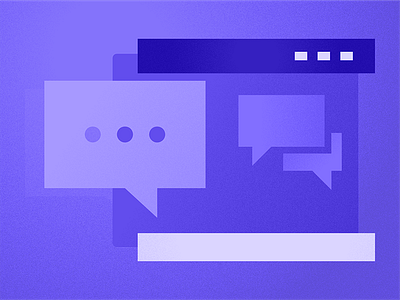Platform Together content design illustration more purple texture web