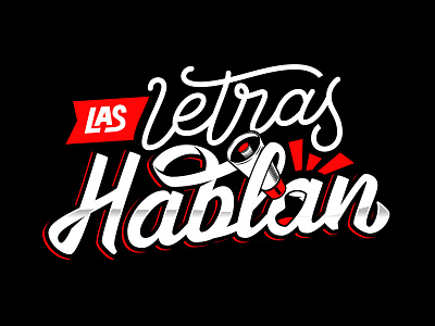 Las letras hablan art design detail illustration letras lettering tipo tuani typography