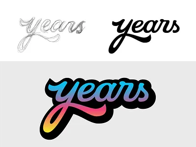 Lettering Process hand lettering lettering letters text type years