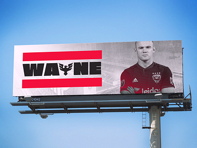 D.C. United Wayne Roony Billboard - Proposed art billboard branding dc united design futbol graphic mls ooh soccer sports