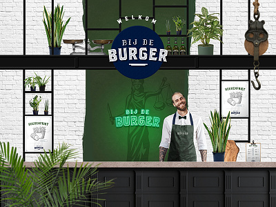 Kitchen Concept burger concept design food identity logo