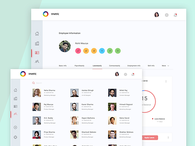 Employee Management ui ux website