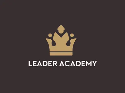 Leader Academy logo concept brand brand identity education logo mark