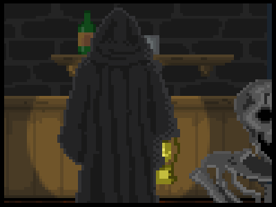 After Sleep Comics - Night Shift Loneliness 16 bit aftersleep character comic comix gif horror illustration pixel pixelart retro